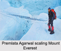 Premlata Agarwal, Indian Woman Mountaineer
