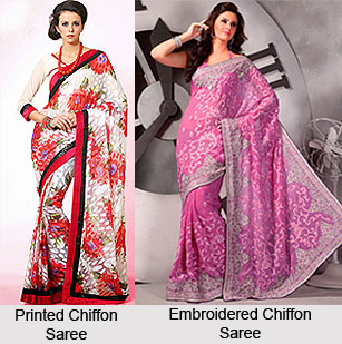 Chiffon Sarees, Indian Sarees