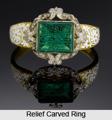 Relief Carved Mughal Jewellery