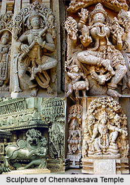Sculpture of Chennakesava Temple