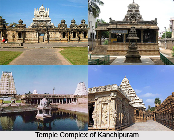 Vital parts of a typical Hindu Temple, India