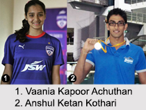 Swimmers in India, Indian Athletes