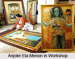 Anjolie Ela Menon, Indian Painter