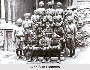 32nd Sikh Pioneers, Bengal Army