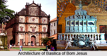 Architecture of Basilica of Bom Jesus, Goa