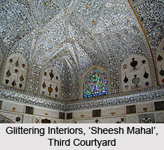 Courtyards of Amber Fort