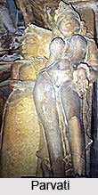 Deities in Khajurao temple, Madhya Pradesh