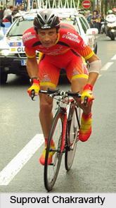 Cyclists in India