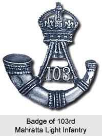 3rd Regiment of Bombay Native Infantry, Bombay Army