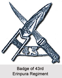 43rd Erinpura Regiment, Bengal Army