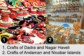 Crafts of Union Territories of India, Indian Crafts