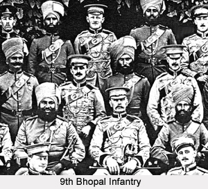 9th Bhopal Infantry, Bengal Army