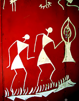 Abstract Forms, Genres of Indian Tribal Paintings