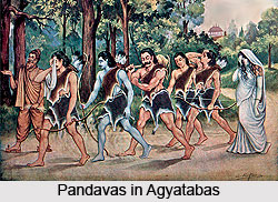 Agyatabas, Pandavas
