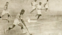 Ahmed Khan in 1936 Olympics