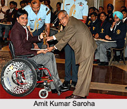 Amit Kumar Saroha, Indian Paralympian