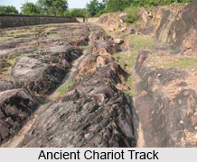 Ancient Chariot Tracks, Rajgir, Bihar