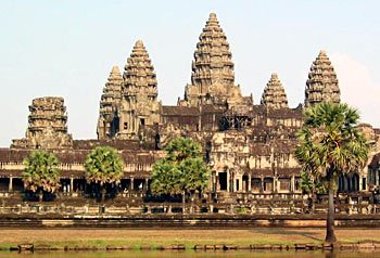 Monumental sources of Ancient Indian History -  Angkor-Vat Temple in Cambodia