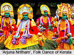 Arjuna Nritham, Folk Dance of Kerala