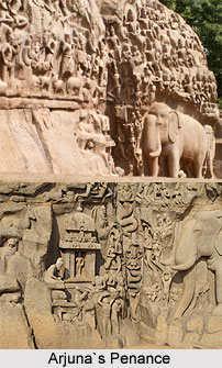 Arjuna`s Penance, Stone Sculpture