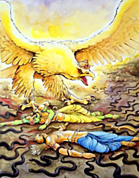 Arrival of Garuda