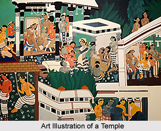 Arts and Crafts of Hindu Temples, India