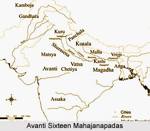 Avanti, Sixteen Mahajanapadas