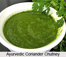 Ayurvedic Coriander chutney