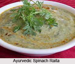 Ayurvedic Spinach Raita
