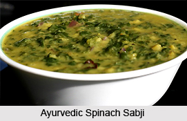 Ayurvedic Spinach Sabji