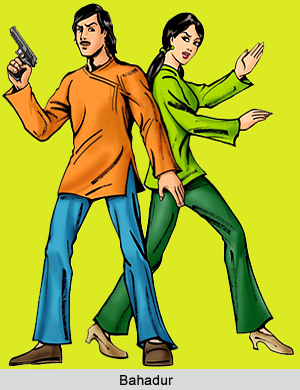 Bahadur, Characters in Indian Comics Series