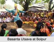 Basanta Utsav, Shantiniketan, West Bengal