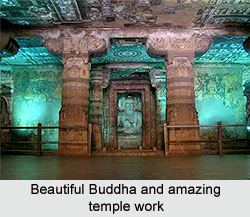Beautiful Buddha and amazing temple work