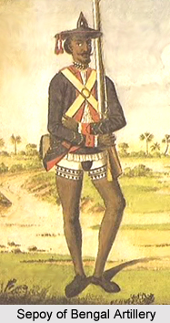 Bengal Artillery, Bengal Army