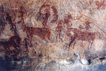 Bhimbetka, Rock Art In Mesolithic Period