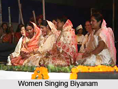 Biyanams, Assamese Folk Songs