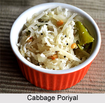 Cabbage Poriyal, Chettinad Cuisine
