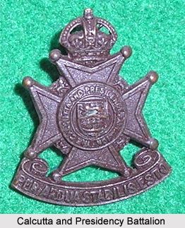 Calcutta and Presidency Battalion, Bengal Army