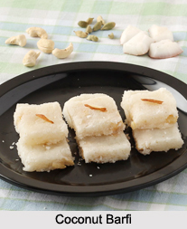 Coconut Barfi, Indian Sweet