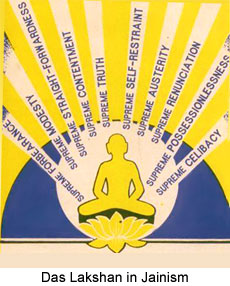 Das Lakshan Parva, Jain Ritual