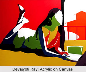Painting by Devajyoti Ray, Indian Painter