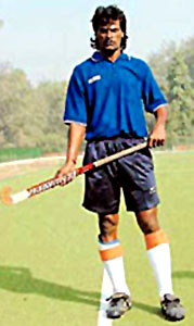 Dhanraj Pillay in the Olympic Qualifier, Barcelona, 1995