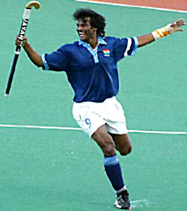 Dhanraj Pillay in Athens Olympics, 2004