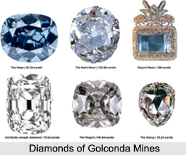 Diamonds of Golconda Mines