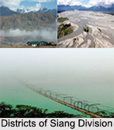 Districts of Siang Division, Arunachal Pradesh