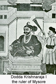 Dodda Krishnaraja I, the ruler of Mysore