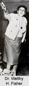 Dr. Welthy H. Fisher , Indian  Freedom Fighter