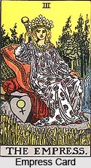 Empress Card , Tarot Card