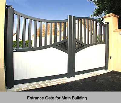 Entrance Gate for Main Building in Diagonal Plots, Vastu Shastra