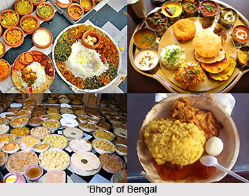 Food in West Bengal Offered as Propitiation